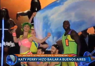 Katy Perry llevó su pop para divertirse al Hipódromo de Palermo