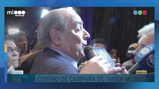 Guillermo Francos, en la sede de Milei: "Nadie piensa en ganar en primera vuelta"