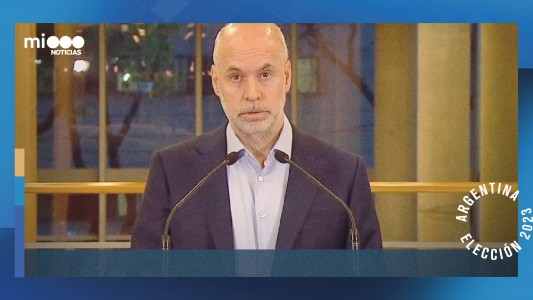 Rodríguez Larreta se diferenció de Bullrich y Macri: "Las dos opciones que tenemos para el balotaje son muy malas"