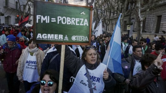 Paro y masiva marcha de Camioneros a Plaza de Mayo