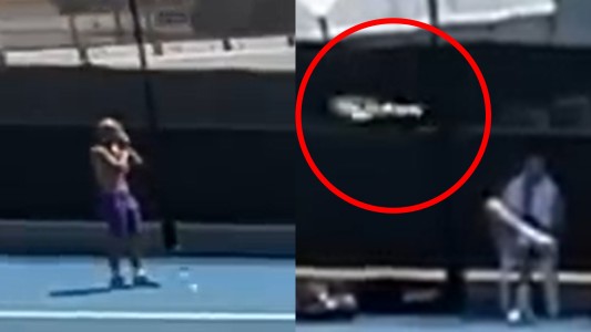 Un tenista recibió un raquetazo sin intención por parte de un compañero y sufrió conmoción cerebral