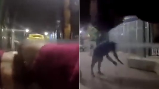 Video: el uso de la pistola Taser en un caso de violencia de género