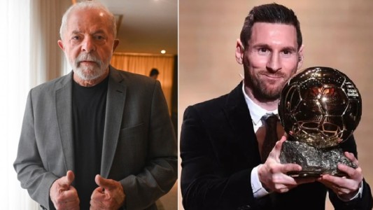Lula felicitó a Messi por el Balón de Oro y remarcó: "Hace mucho que Brasil no genera un ídolo de verdad"