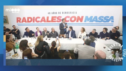 La UCR nacional se despegó del apoyo de los "Radicales K" a Massa