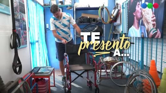 Te Presento: Diego, un profesor de Educación Física que dedica su tiempo libre a reparar sillas de ruedas