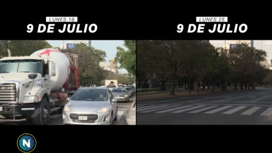 Las postales del paro en Buenos Aires