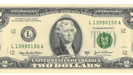 Qué billetes de 2 dólares pueden valer hasta US$ 4500