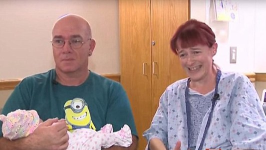 Descubrió que estaba embarazada una hora antes de dar a luz