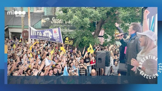 Milei, en Ezeiza: "Los votos están y podemos ganarles a los dictadores kirchneristas"