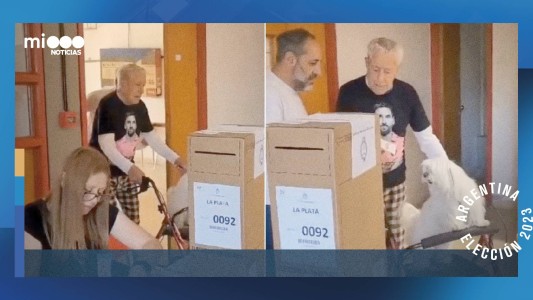 "No falté nunca": el emotivo momento de un hombre de 103 años que fue a votar