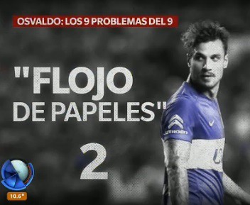 Osvaldo, los nueve problemas del nueve