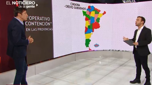 Operativo contención en las provincias