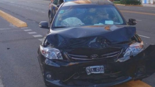 Chocaron un auto frente a la ex ESMA y lo abandonaron