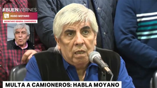 Hugo Moyano, furioso tras la multa a Camioneros: “Este es un gobierno gorila, empezando por el Presidente"