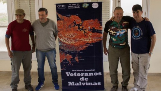 Veteranos de Malvinas realizan la segunda campaña arqueológica con fines terapéuticos