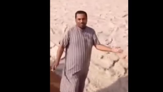 #EsViral Un río de arena en pleno desierto saudita