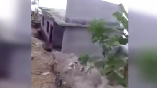 #EsViral Una casa tragada por el mar