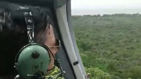 Con helicópteros encontraron a un joven perdido en la Reserva Ecológica