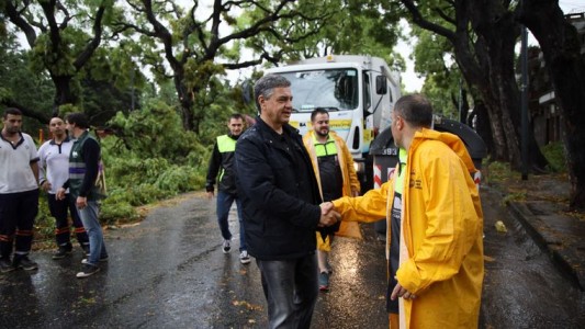 Jorge Macri monitoreó los operativos tras el temporal en la Ciudad