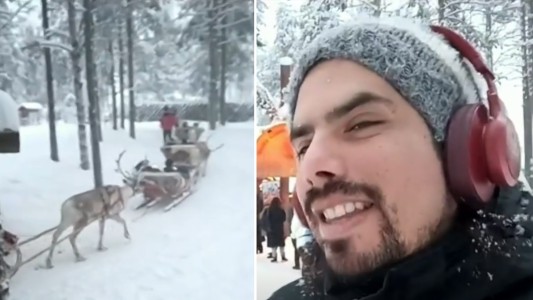 Un argentino, vecino de Papá Noel en Finlandia