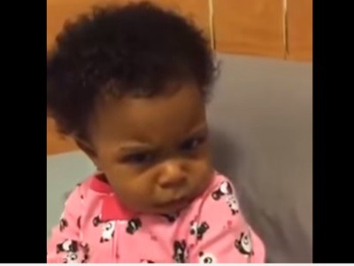 Se hizo Viral: la nena con cara de mala