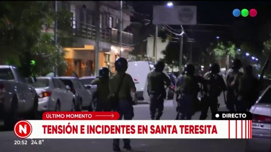 Santa Teresita: incidentes en la marcha para reclamar justicia por el crimen de Tomás Tello
