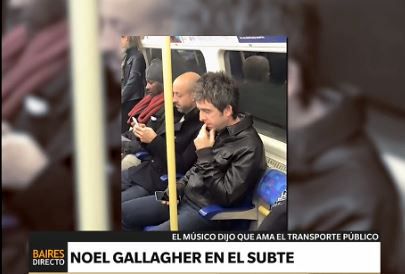 Noel Gallagher, en el subte