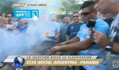Asado en la previa de Argentina-Panamá