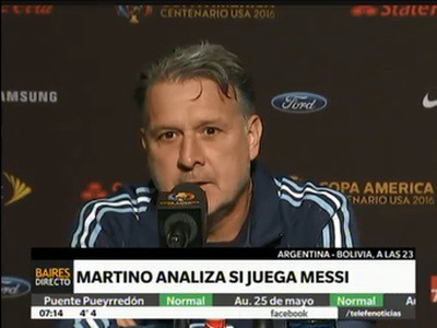 Argentina va por el primer puesto de la zona