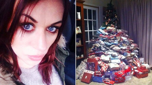 Compró 300 regalos de Navidad para sus hijos, lo compartió en Facebook y le llovieron las críticas