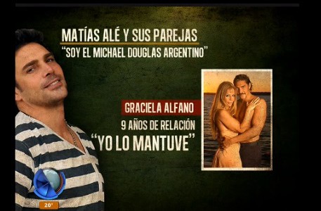 Matías Alé y sus parejas