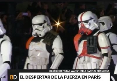 Star Wars invade las Galerías Lafayette de París