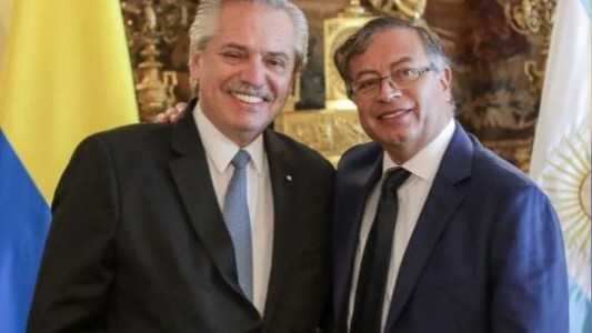 Desde España, Alberto Fernández respaldó a Gustavo Petro tras las críticas de Milei