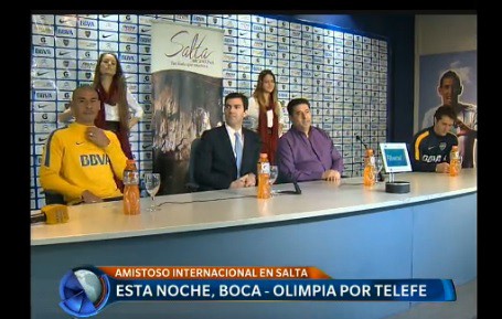 Esta noche, Boca-Olimpia por Telefe