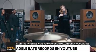 Con "Hello" Adele se convirtió en la reina de YouTube