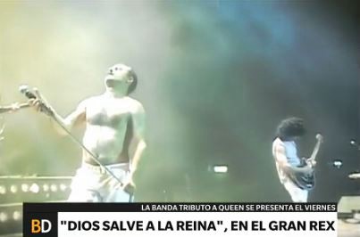 "Dios salve a la reina", en el Gran Rex