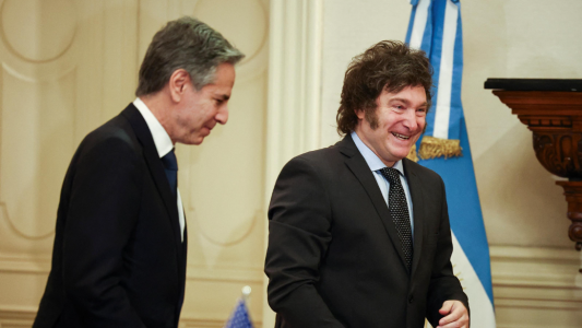 Milei recibe a Blinken para profundizar la relación bilateral con Estados Unidos