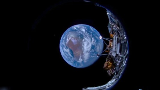 La sonda lunar privada de EEUU seguía generando energía solar en la Luna