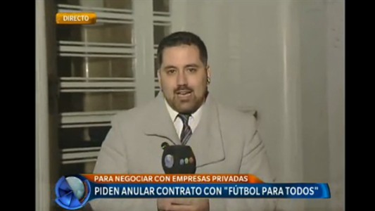Piden anular contrato con "Fútbol para Todos"