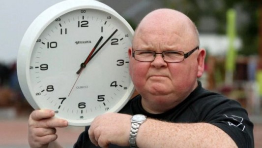 El primer hombre diagnosticado con impuntualidad crónica