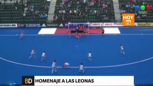 Homenaje a Las Leonas en Tigre