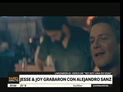 Jesse & Joy grabaron con Alejandro Sanz