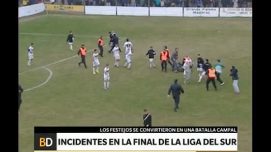Incidentes en la final de la Liga del Sur