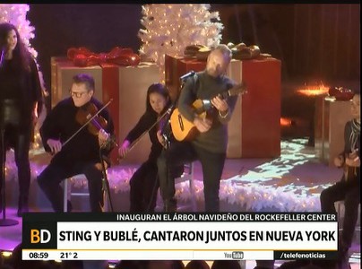 Sting y Bublé cantaron juntos en Nueva York