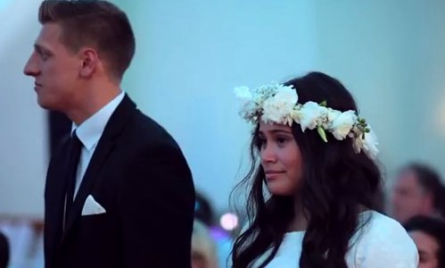 El haka de bodas que emocionó a una pareja y se volvió viral