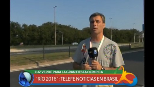 "Río 2016": Telefe Noticias en Brasil (1)
