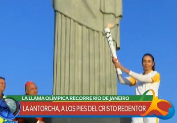 La antorcha ya está en Río de Janeiro