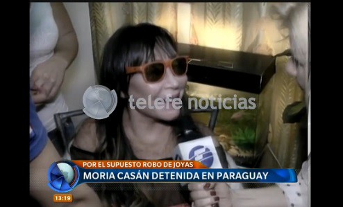 Moria Casán se descompensó al ser detenida en Paraguay