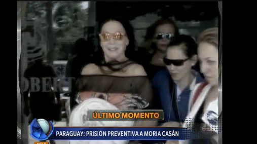 Prisión preventiva para Moria Casán en Paraguay