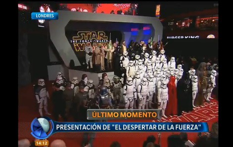 Londres es el escenario de la presentación de "El Despertar de la Fuerza"